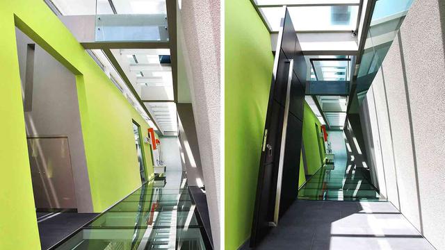Desain Rumah Modern Kontemporer Futuristik Dengan Aksen Warna Hijau Lifestyle Liputan6 Com