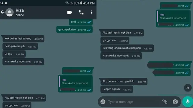 6 Chat Beli Paketan untuk Gebetan Ini Bikin Tepuk Jidat Sekaligus Buat Baper