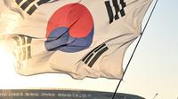 Bendera Korea Selatan. (JUNG Yeon-je / AFP)