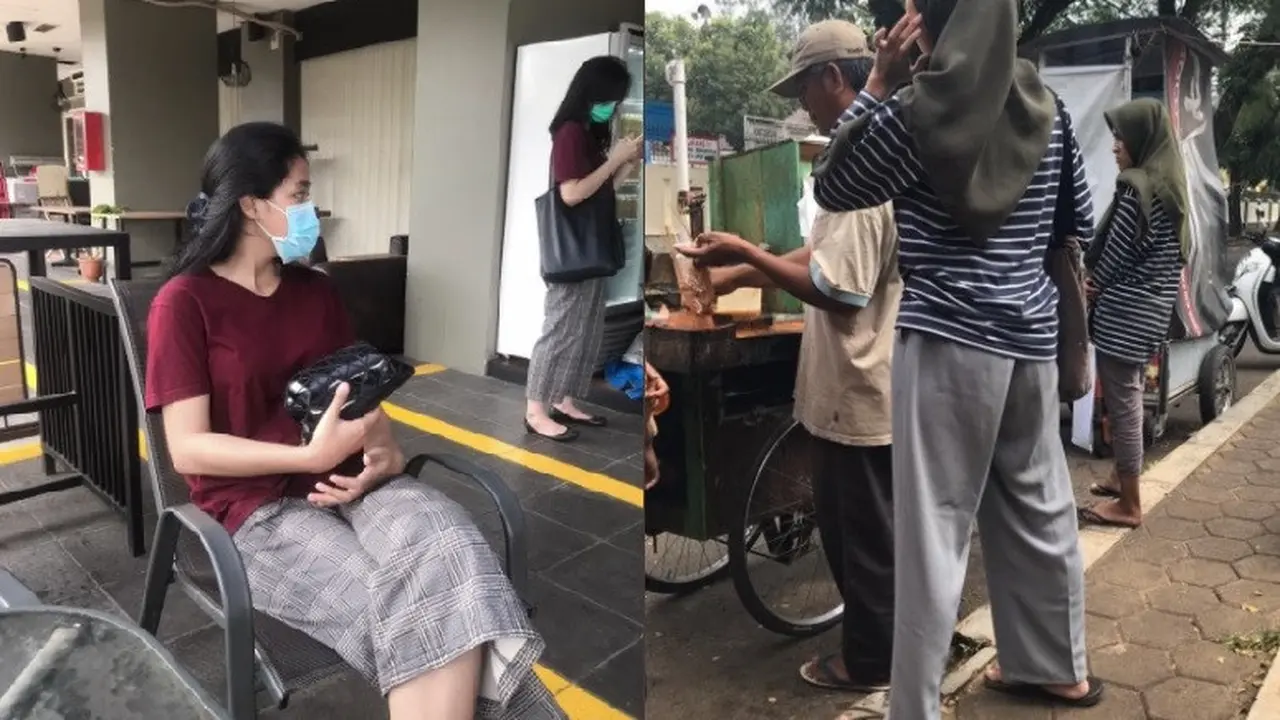 momen kocak pakai baju samaan dengan orang lain