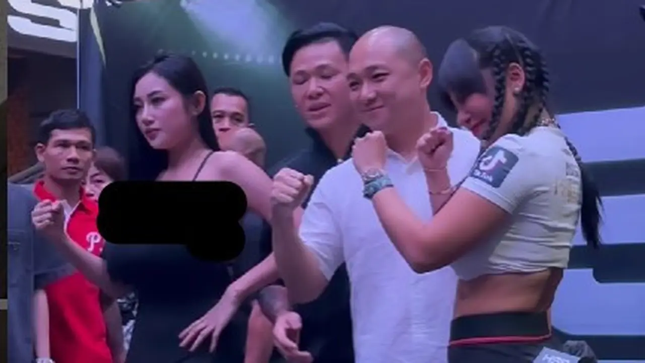 Dinar Candy dan Pamela Safitri Jelang Adu Tinju