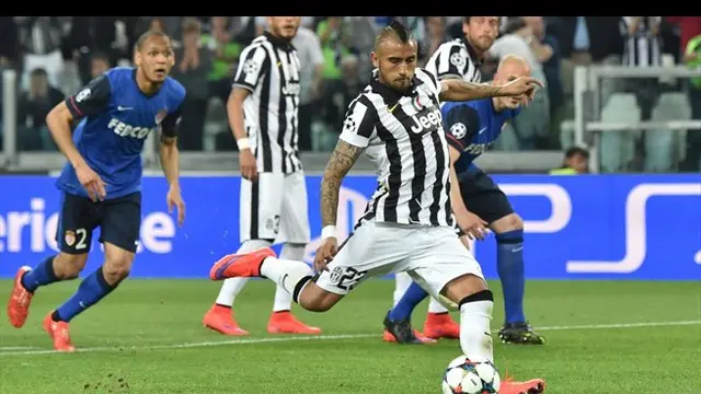 Hasil Pertandingan Liga Champions antara Juventus melawan Monaco.