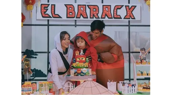 Dihadiri Banyak Seleb, Ini 6 Potret Serunya Ulang Tahun El Barack Anak Jedar