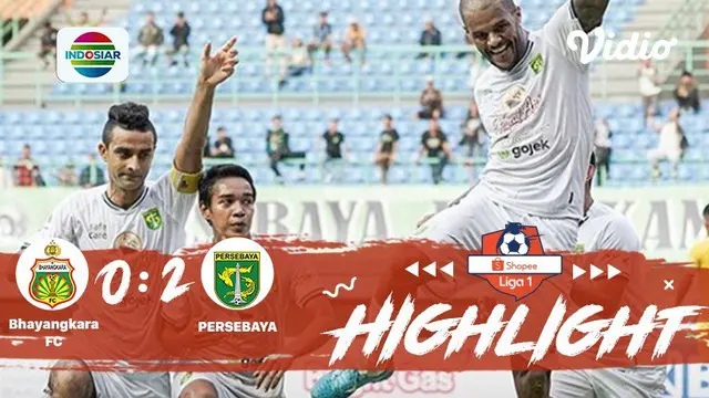 Full Highlight - Bhayangkara FC 0 vs 2 Persebaya | Shopee Liga 1 2019/2020