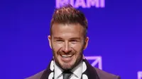 David Beckham jadi sampul majalah Love. ((AFP/Rhona Wise)