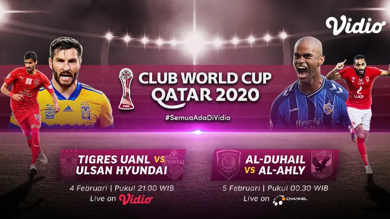 Link Streaming Piala Dunia Antarklub 2020 di Vidio Al Duhail vs