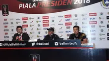 Rahmad Darmawan memberikan keterangan kepada media (Liputan6.com/Dewi)