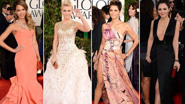 Seksi Elegan Gaun Selebritis Hollywood  di Golden Globe 