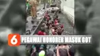 Lurah Jelambar Agung Triatmojo, belum bisa dikonfirmasi. Sementara, sejumlah pekerja honorer yang ada memilih bungkam.
