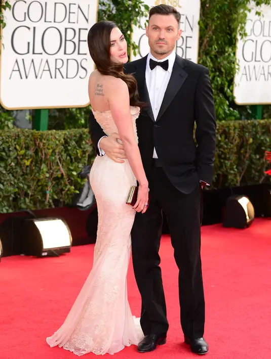 Buah hati ketiga hasil pernikahannya dengan Brian Austin, Megan Fox memberi nama Journey River Green. Kebahagiaan Megan Fox makin diperlengkap dengan kehadiran sang jabang bayi. (AFP/Bintang.com)