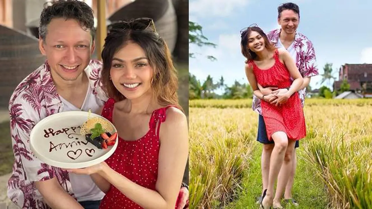 Liburan Ke Bali, Ini 7 Potret Romantis Rina Nose Rayakan Hari Jadi Pernikahan ke-3