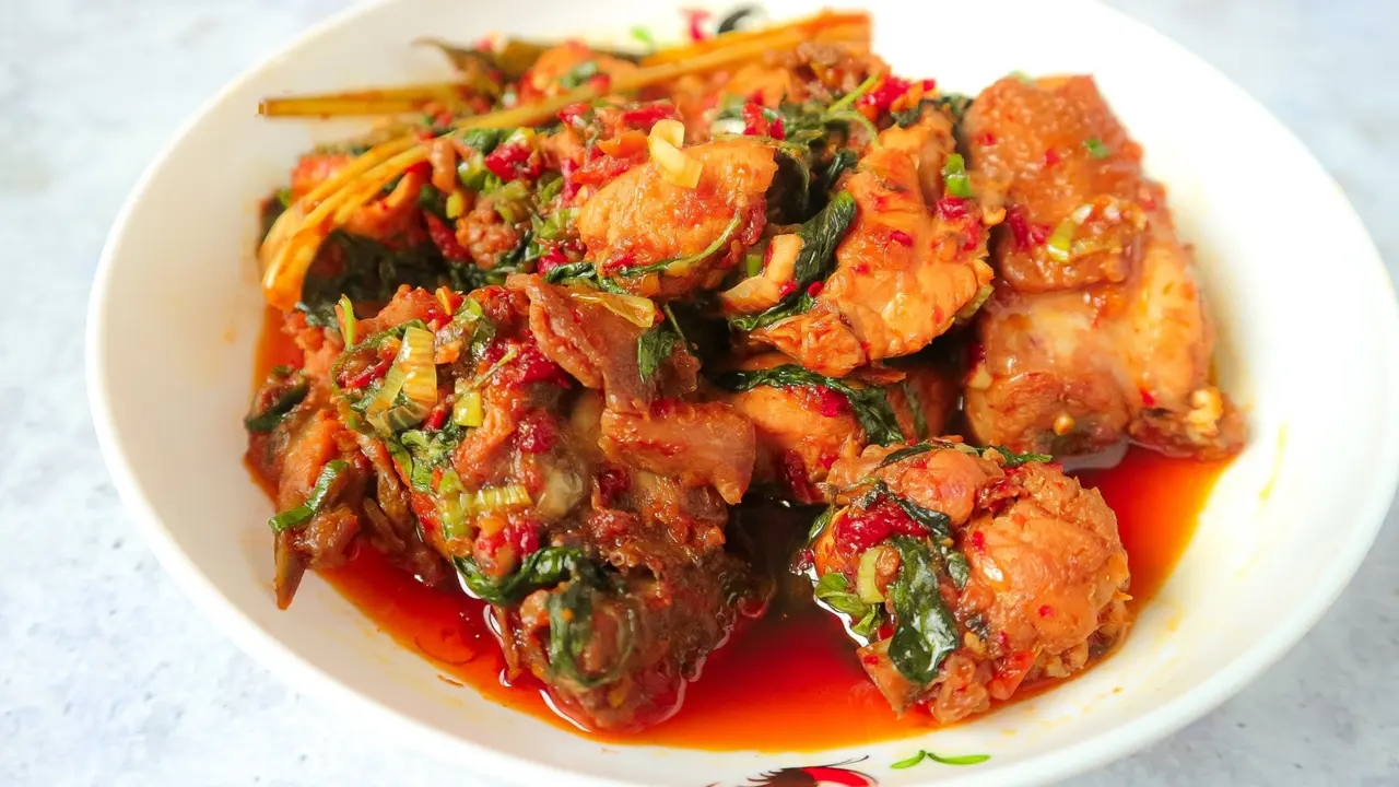 rica-rica ayam pedas
