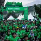 Ribuan peserta mengikuti 5K Road to MILO ACTIV Indonesia Race 2024 Bogor Series, Minggu (25/2/2024). (Istimewa)