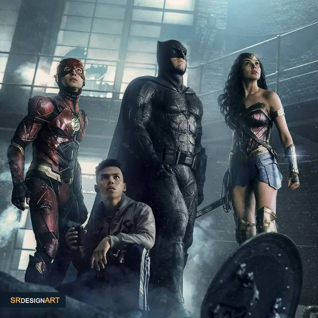 6 Editan Foto Pria Bersama Superhero Ini Kreatif Sekaligus Kocak