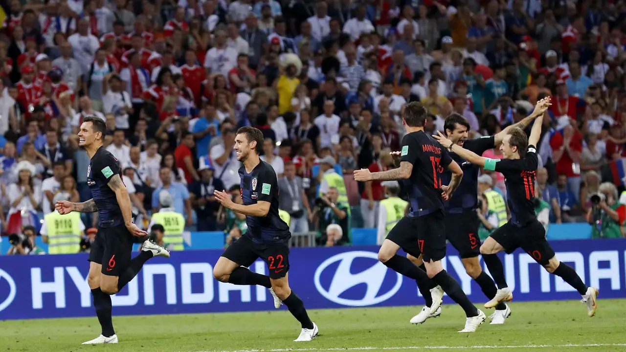 FOTO: Lewat Drama Adu Penalti, Kroasia Singkirkan Rusia