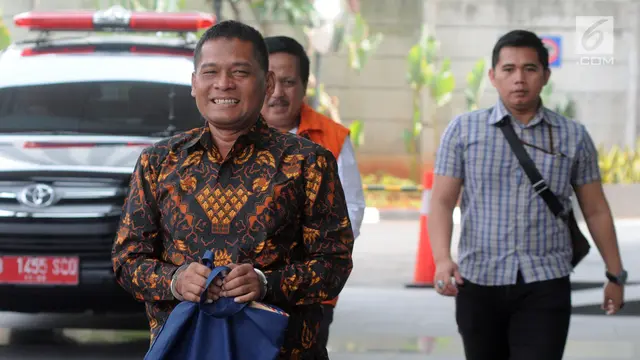 Senyum Rohadi Saat Kembali Diperiksa KPK Terkait Kasus TPPU