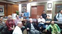 KPU bertemu Bagir Manan dan Mahfud MD. (Merdeka.com)