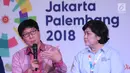 COO Emtek Group, Sutanto Hartono (ketiga kiri) memberi keterangan saat konferensi pers Official Broadcaster Asian Games 2018 di Jakarta, Kamis (8/2). Asian Games 2018 berlangsung 18 Agustus-2 September. (Liputan6.com/Helmi Fithriansyah)