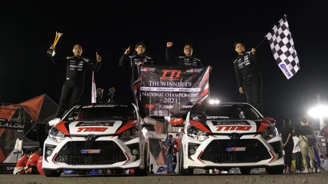 New Agya GR Sport mengantarkan kesuksesan untuk Toyota Team Indonesia (ist)