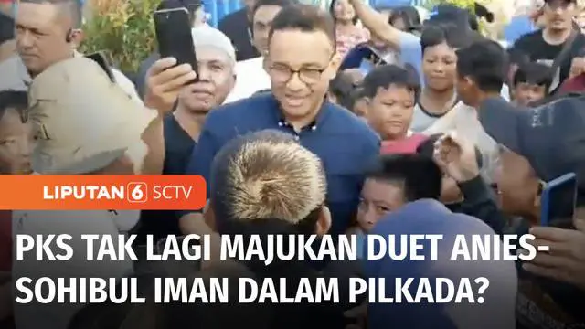 Partai Keadilan Sejahtera tidak lagi melanjutkan untuk memajukan pasangan Anies Baswedan dan Sohibul Iman dalam Pilkada Jakarta. PKS lebih memilih opsi lainnya menjalin komunikasi dengan Koalisi Indonesia Maju. Hal ini berdasarkan hasil musyawarah Ma...