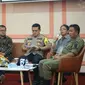 Rapat Koordinasi Persiapan Pemilu di Kota Cirebon mengantisipasi kendala teknis saat pencoblosan hingga penghitungan suara. Foto (Liputan6.com / Panji Prayitno)