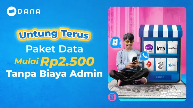 Beli Paket DATA di DANA lebih untung.
