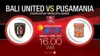  Bali United vs Pusamania (Liputan6.com/Trie yas)