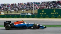 Pembalap Manor Racing, Rio Haryanto. (JOHANNES EISELE / AFP)