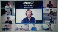 Tercatat sepuluh pembalap mengikuti MotoGP Virtual Race, Minggu (29/3/2020). (Bola.com/Hendry Wibowo)