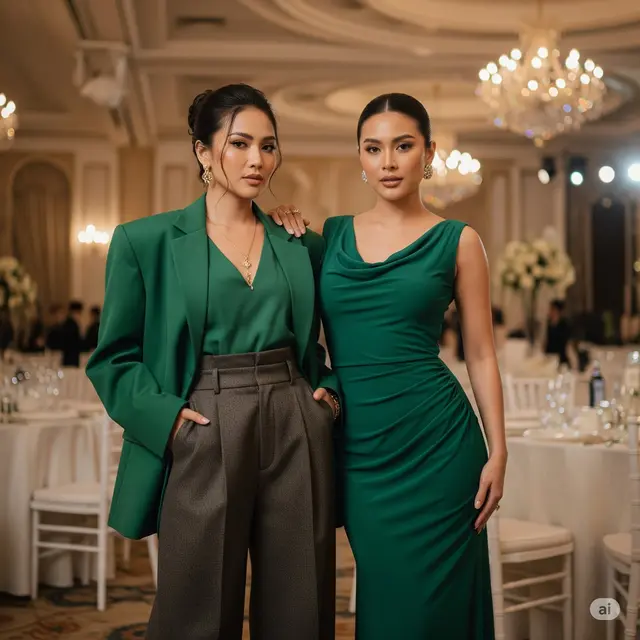 Baju Kondangan di Gedung Pernikahan. Foto: Gemini