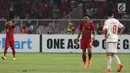 Pemain Timnas Indonesia U-19 Witan Sulaeman merayakan gol saat melawan Uni Emirat Arab U-19 pada penyisihan Grup A Piala AFC U-19 2018 di Stadion GBK, Jakarta, Rabu (24/10). Babak pertama, Indonesia unggul 1-0. (Liputan6.com/Helmi Fithriansyah)
