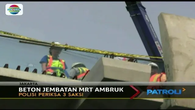 Jembatan beton proyek MRT yang jatuh memakan korban luka. Apabila terbukti ada kelalaian, pelaku terancam hukuman 9 bulan penjara.