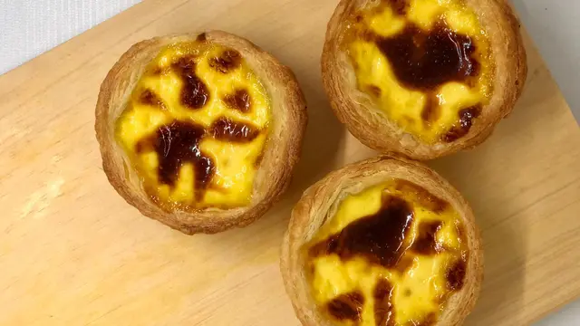 Portuguese egg tart yang dibuat Your Comfort Cake
