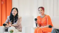 Beauty Influencer, Tasya Farasya dalam acara Media Gathering Kulik Cerita Seru di Balik Shopee Affiliate Program di Pakuwon Tower, Jakarta Selatan, Jumat (11/5/2023).
