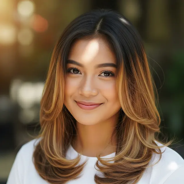 9 Model Rambut Panjang Lurus Belah Tengah Kekinian