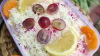Resep salad buah yakult. (dok. Cookpad @yuanitasiskam)