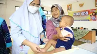 Dinkes Kota Tangerang melakukan intervensi serentak pencegahan stunting dalam Gerakan Serentak untuk Anak Tangerang Sehat dan Cerdas (Gertak Tangkas) di 1.097 posyandu.