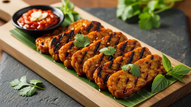 Kreasi Tempe Bakar untuk Menu Diet/Gemini AI