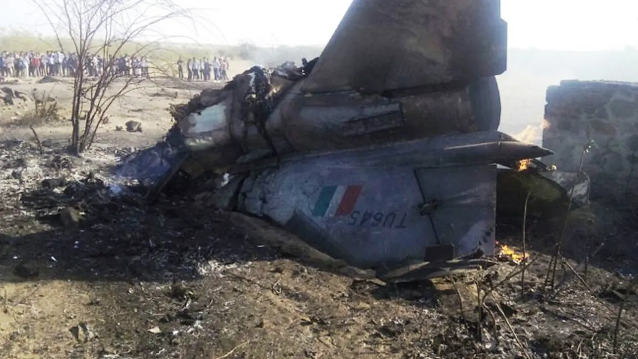 Pesawat tempur MiG-27 celaka di Barmer, Rajastan, India