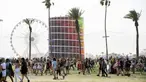 Pengunjung menghadiri Coachella Music and Arts Festival di Empire Polo Club, Indio, California, Amerika Serikat, 16 April 2022. Niki Zefanya dan Rich Brian menjadi musisi Indonesia pertama yang tampil di Coachella. (Photo by Amy Harris/Invision/AP)