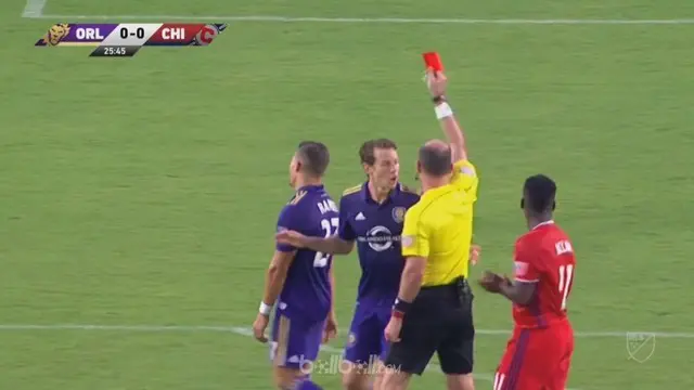 Dua kartu merah kontroversial pada laga antara Orlando City Vs Chicago Fire. This video is presented by BallBall