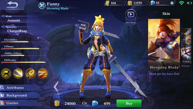 Fanny di Mobile Legends