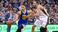 Golden State Warriors mengukir rekor baru dalam sejarah klub saat mengalahkan Utah Jazz 103-96 melalui babak overtime. 