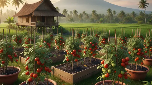 7 Campuran Tanah Terbaik untuk Tomat agar Buah Lebat dan Tidak Busuk, Cocok untuk Pot dan Pekarangan Rumah