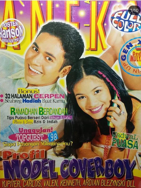 Titi Kamal saat menjadi model majalah Aneka pada 1998 silam. (Sumber via Instagram @titi_kamall)