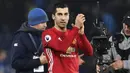 Henrikh Mkhitaryan meninggalkan Manchester United pada 22 Januari 2018. Ia ditaksir memiliki banderol sebesar 35 juta euro. Kala itu, Pemain Armenia tersebut dilepas menuju Arsenal dengan mahar 34 juta euro. Mkhitaryan sendiri sempat menjadi andalan di lini tengah Setan Merah dengan mengoleksi 13 gol dan 11 assist dalam  63 kali penampilannya saat berseragam Setan Merah. (AFP/Ben Stansall)