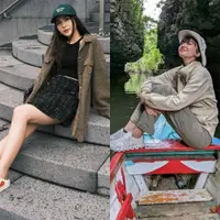 OOTD artis pakai sneakers. Foto: Instagram.