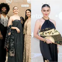 Meski kariernya semakin mentereng di luar negeri, Agnes Mo tak lupa sama tanah kelahirannya. Dalam berbagai event internasional, Agnez tampil bangga kenakan batik.