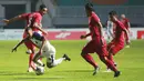 Kegagalan Harrison Cardoso mengonversikan peluang emas itu sekaligus menandai akhir dari partai Persija kontra Persita. Kedua tim harus puas dengan hasil imbang 1-1. (Bola.com/M Iqbal Ichsan)