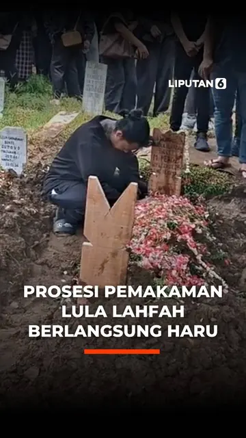 Prosesi Pemakaman Lula Lahfah Berlangsung Haru